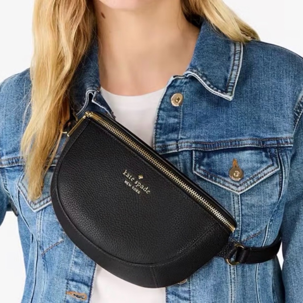 Kate Spade Lena Black Crossbody, Belt Bag